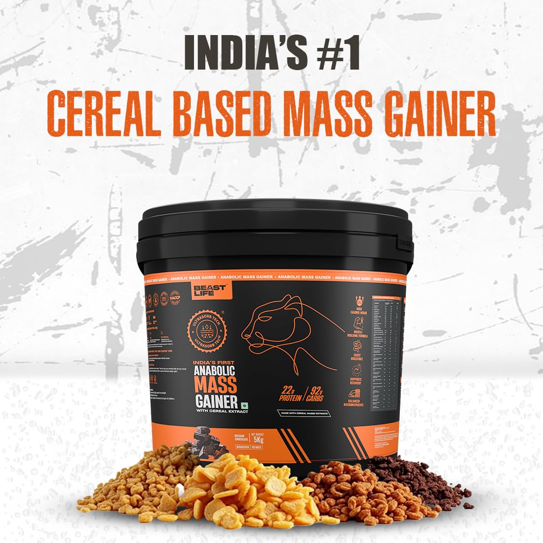 Beast Life High Protein Mass/Weight Gainer | 5 Kg | Belgian ... 1 Beast Life High Protein Mass/Weight Gainer | 5 Kg | Belgian ...
