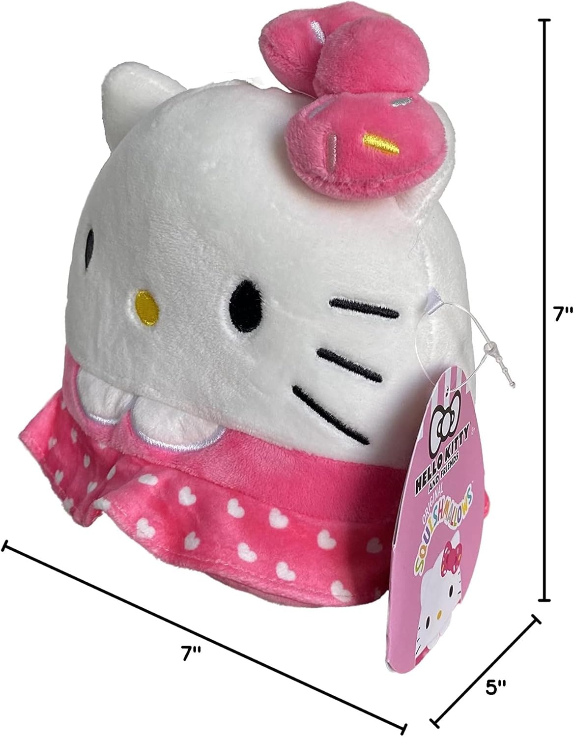 Squishmallows 6.5" Hello Kitty Pink