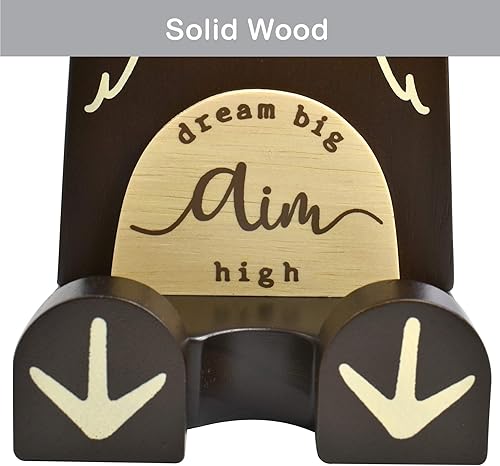 Miniatura 79 de I'm - Soporte multiusos de madera para lentes, teléfono, pluma y lápiz, accesorios de escritorio, decoración de escritorio, hogar, oficina, Oso