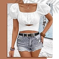 Vista 6 de WHIPPY Cinturón de cuero casual para mujer para pantalones vaqueros, cinturón de vestir de cintura para niñas de moda