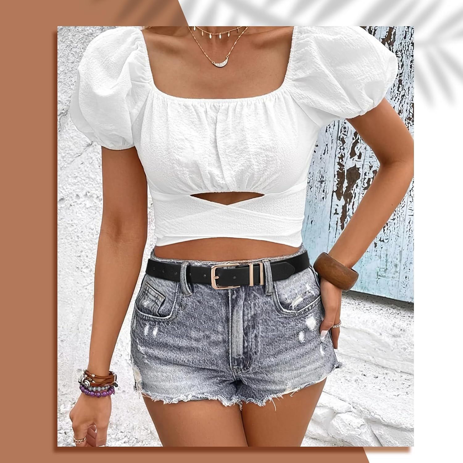 Vista 6 de WHIPPY Cinturón de cuero casual para mujer para pantalones vaqueros, cinturón de vestir de cintura para niñas de moda