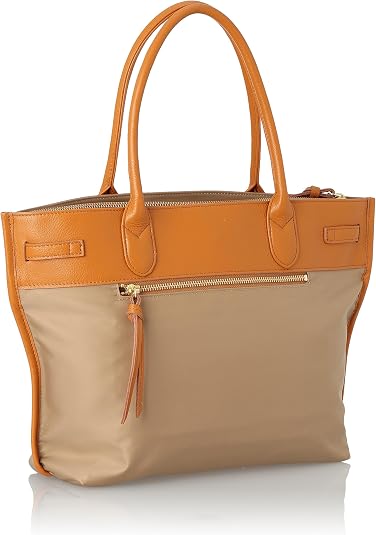 Amazon | ナイロン牛革ヒネリ金具トートバッグ | トートバッグ
