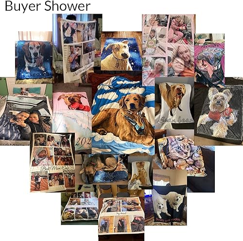 Miniatura 2 de Regalos personalizados de San Valentín, manta personalizada con mis propias fotos para mujeres, hombres, marido, esposa