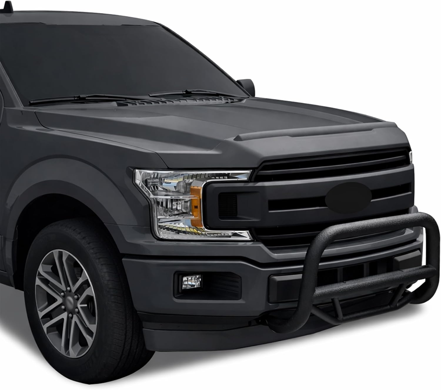 Black Horse Off Road Max T Bull Bar Textured Black Compatible with 2014-2022 Ford F-150-MBT-MF512