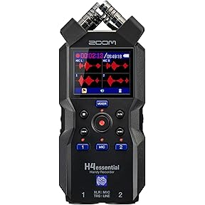 Zoom H6 All Black (2020 Version) 6-Track Portable Recorder Stereo
