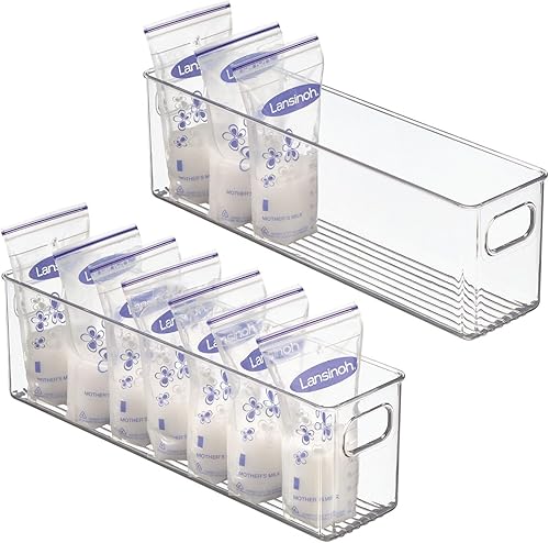 mDesign Latas de fórmula para bebé, Transparente