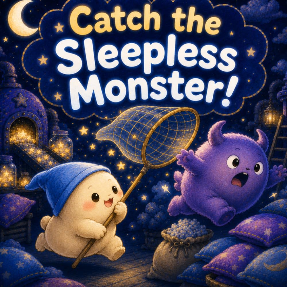 Catch the Sleepy Monster!: A Gentle Bedtime Adventure for Toddlers and Preschoolers A Sweet Good Night Story About Finding Sleep