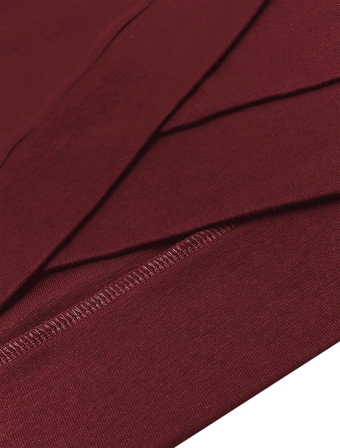 Fallorchid Womens Cowl Neck Tunic Tops Long Sleeve Pullovers Casual Drawstring Sweatshirts - Image 5