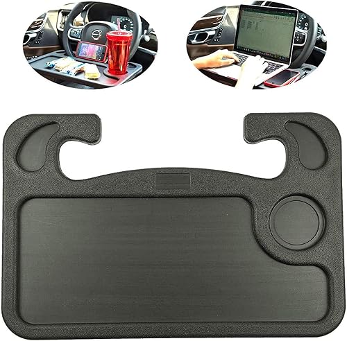 Bandeja para volante para alimentos, mesa de automóvil, bandeja de viaje para niños, bandejas de asiento de escritorio de automóvil para comer,