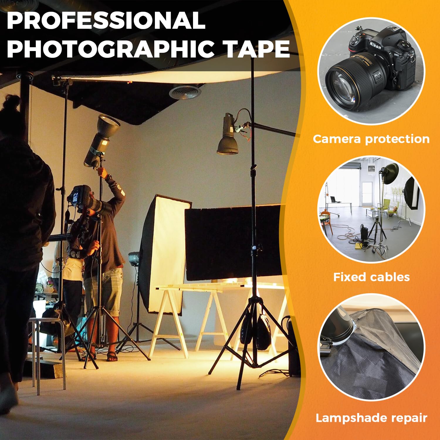 SWRT 12 Pack Gaffers Tape, 11 Mil Industrial Grade Gaffer Tape, 2’’ x 30 Yards, Strong Adhesion, Easily Remove No Residue, Professional Matte Finish No Reflection, Black, 360 Yards in Total