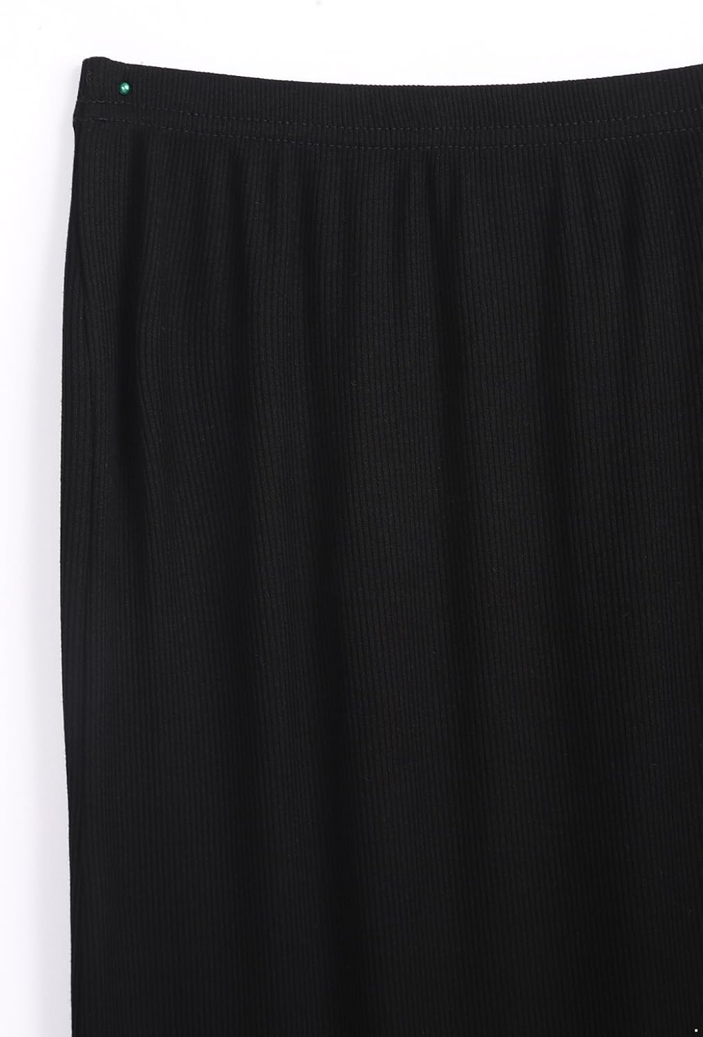 Stretchy Maternity Skirt with Textured Ribbing Mid-Length for All Day Comfort Work to Leisure