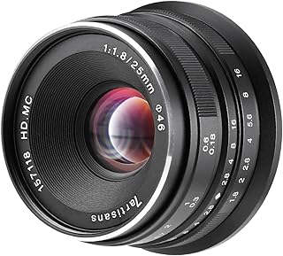 7artisans 単焦点レンズ 25mm F1.8 Zマウント ニコンZ 中華レンズ MF マニュアルフォーカス APS-C ブラック 七工匠