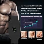 Muscle Fitness AB Belt Toning Belt, 12 Modes & 19 Intensity, Firming & Strengthening Workout Equipment for Abs, Arms, Suitable for Fitness Enthusiasts