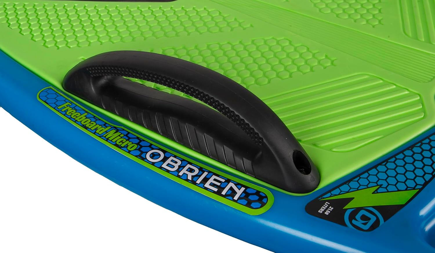 O'Brien Freeboard – Versatile Water Sports Board with Integrated Hook, Dual Fins, Side Handles, and EVA Pad for Easy Learning and Fun Riding Behind The Boat