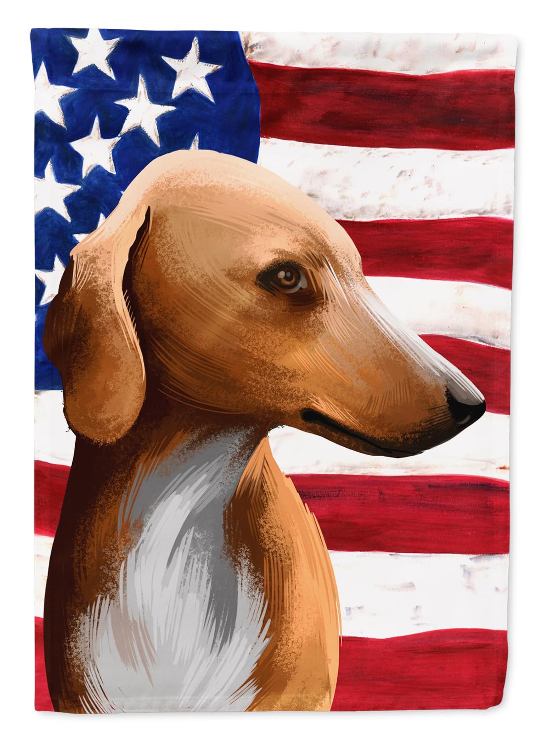 Azawakh Hound American Flag Flag Garden Size multicolore Caroline's Treasures