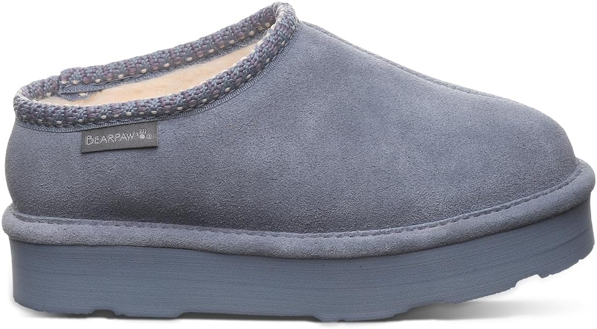 BEARPAW Martis Youth Slipper | Kid's Cozy Footwear | Comfortable & Lightweight Indoor & Outdoor Slipper | Multicolors & Sizes