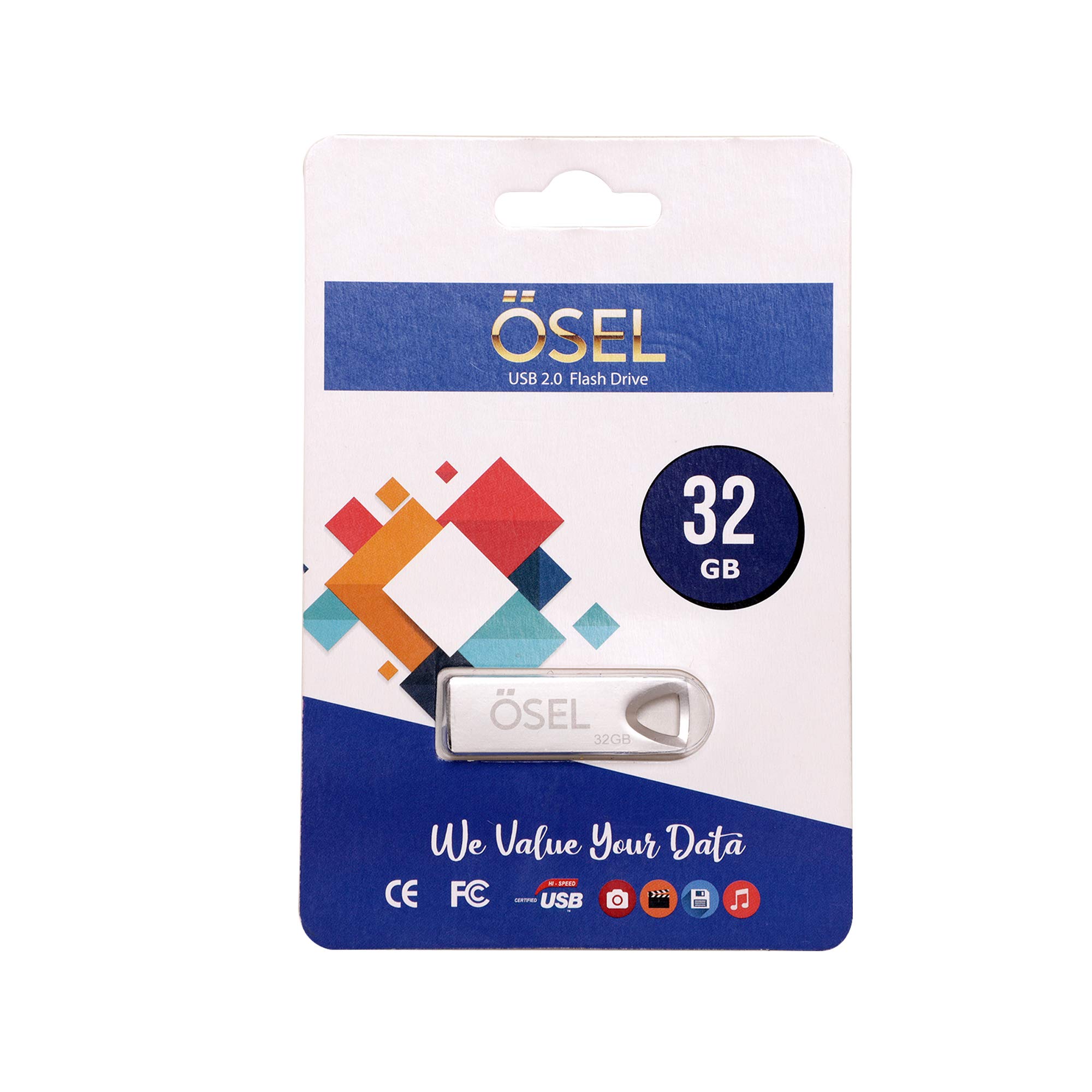 OSEL Valentino Classic 32GB USB 2.0 Pendrive Gift for Your Husband & Boyfriend with Personalised Message On A Greeting Card