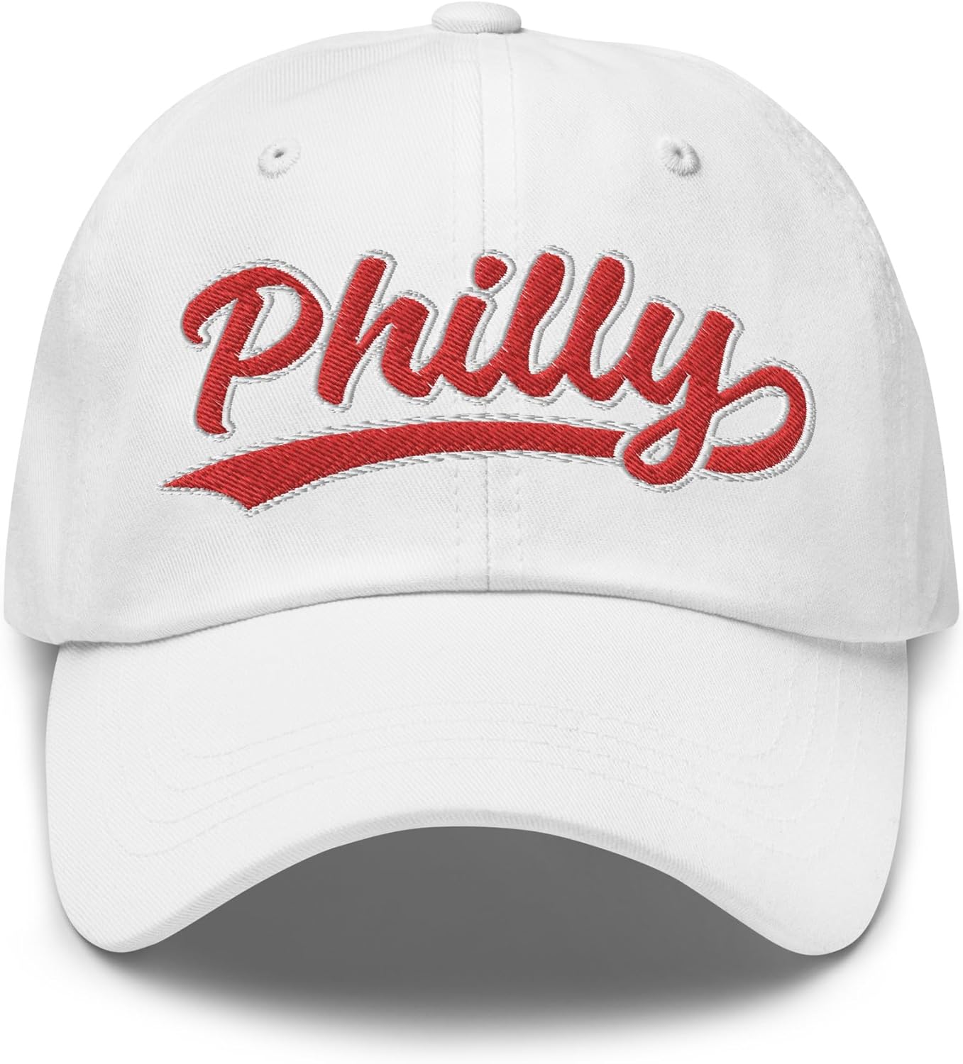 Retro Philly Baseball Script Classic Philadelphia Baseball Hat Dad Cap