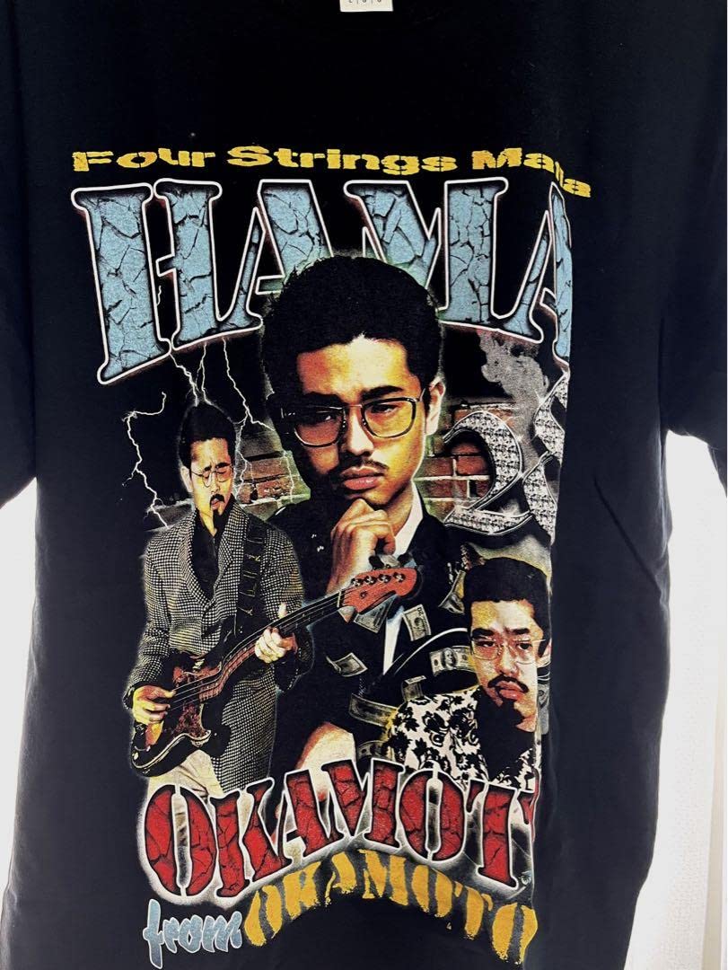 Amazon.co.jp: ハマ・オカモト生誕祭Tシャツ okamoto