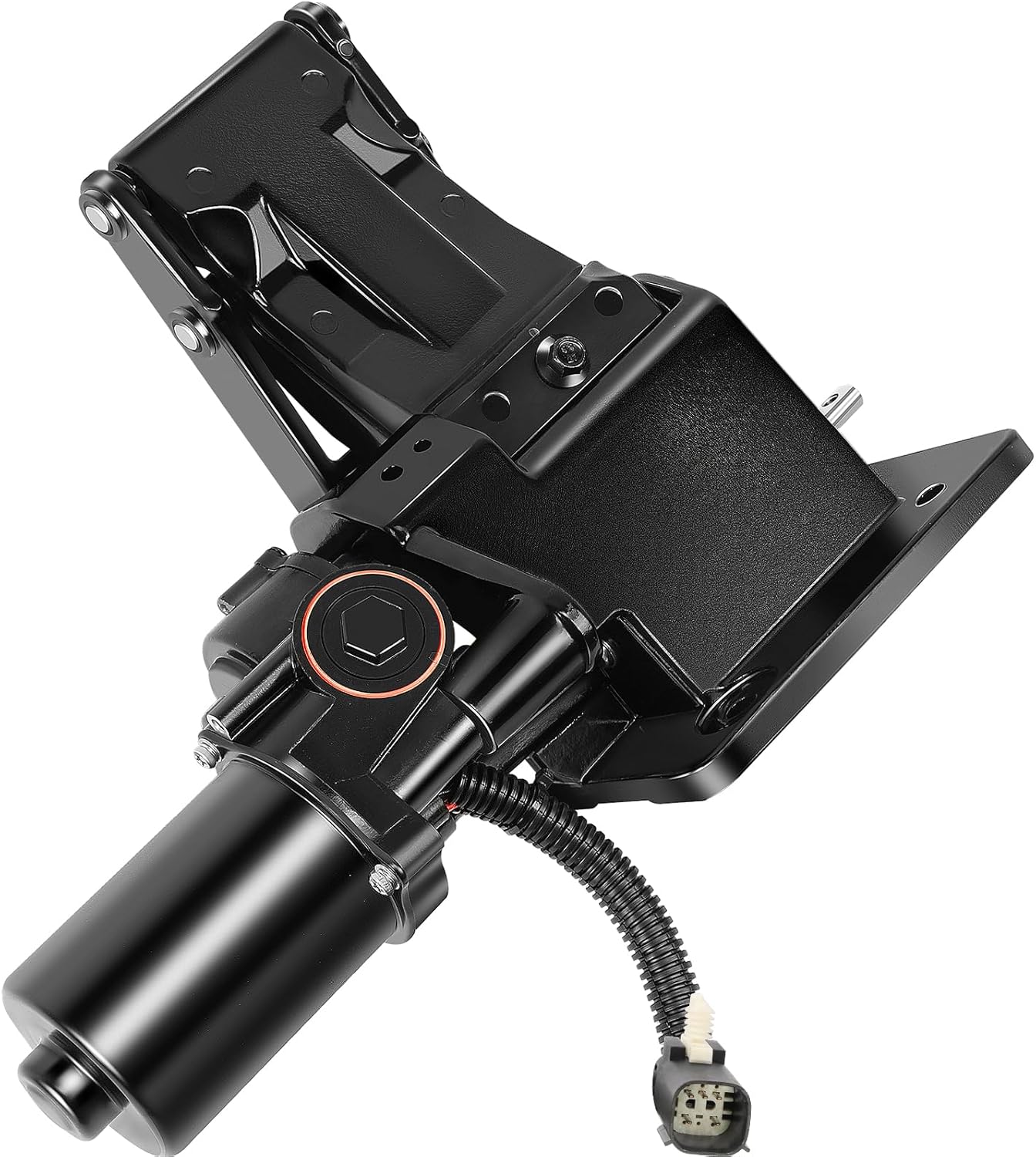 Left Side Power Running Board Motor Assembly with Bracket Fit for Ram 1500 2019 2020 2021 2022 2023, Driver Side, 4WD, 8-Speed Automatic Transmission, 68461581AA