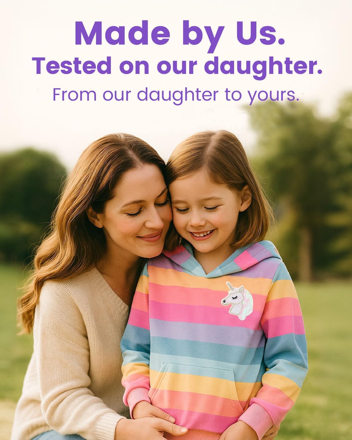 WELAKEN Girls Sweatshirt – Long Sleeve Cropped Pullover with Rainbow Trim and Pocket - Image 8