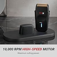 Vista 2 de BaBylissPRO Barberology - Afeitadora eléctrica de doble hoja FXX3SB FX3 profesional de alta velocidad