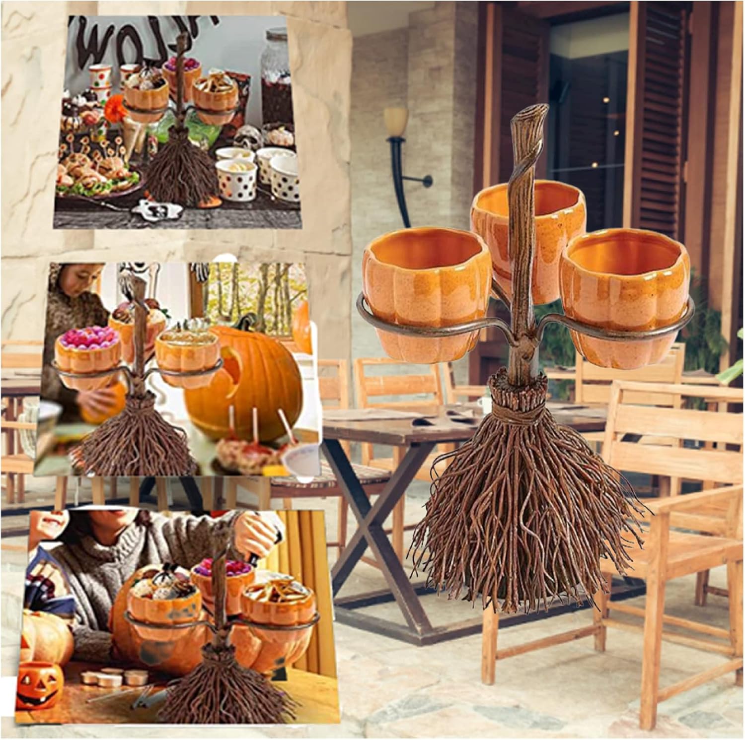 BADJAS Halloween Candy Bowl with Hand That Grabs, Candy