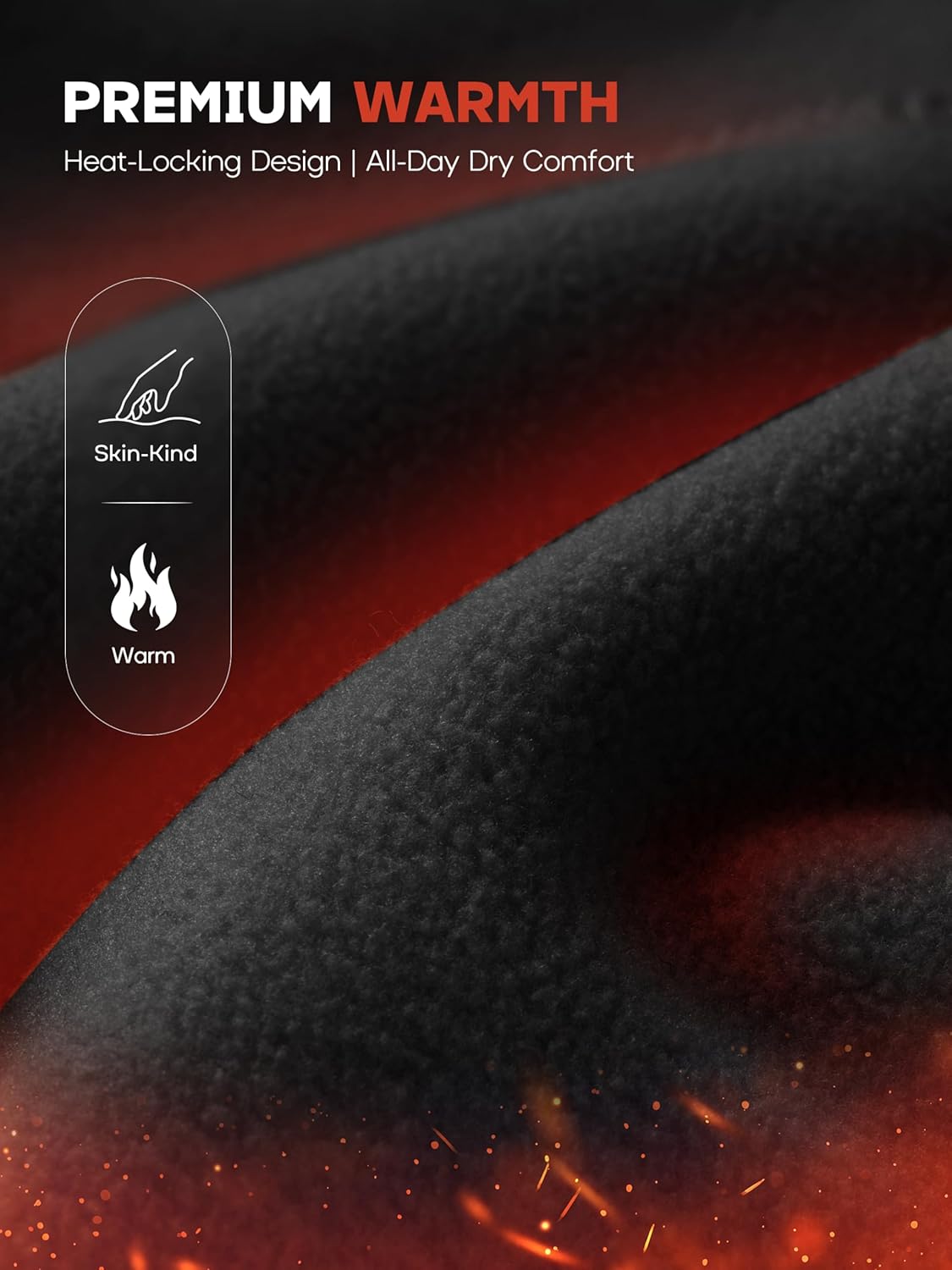 FREE SOLDIER Women's Waterproof Softshell Jacket with Hood Fleece Lined Warm Lightweight Windproof Rain Jacket for Hiking - Image 4