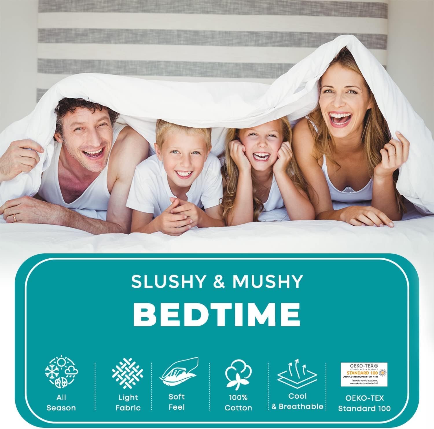 Feather & Stitch 500 Thread Count 100% Cotton Damask Stripe Sheets Set 4 Piece Breathable Soft Sateen Weave 18" Deep Pocket Luxury Bedding (King, Blue) : Home & Kitchen