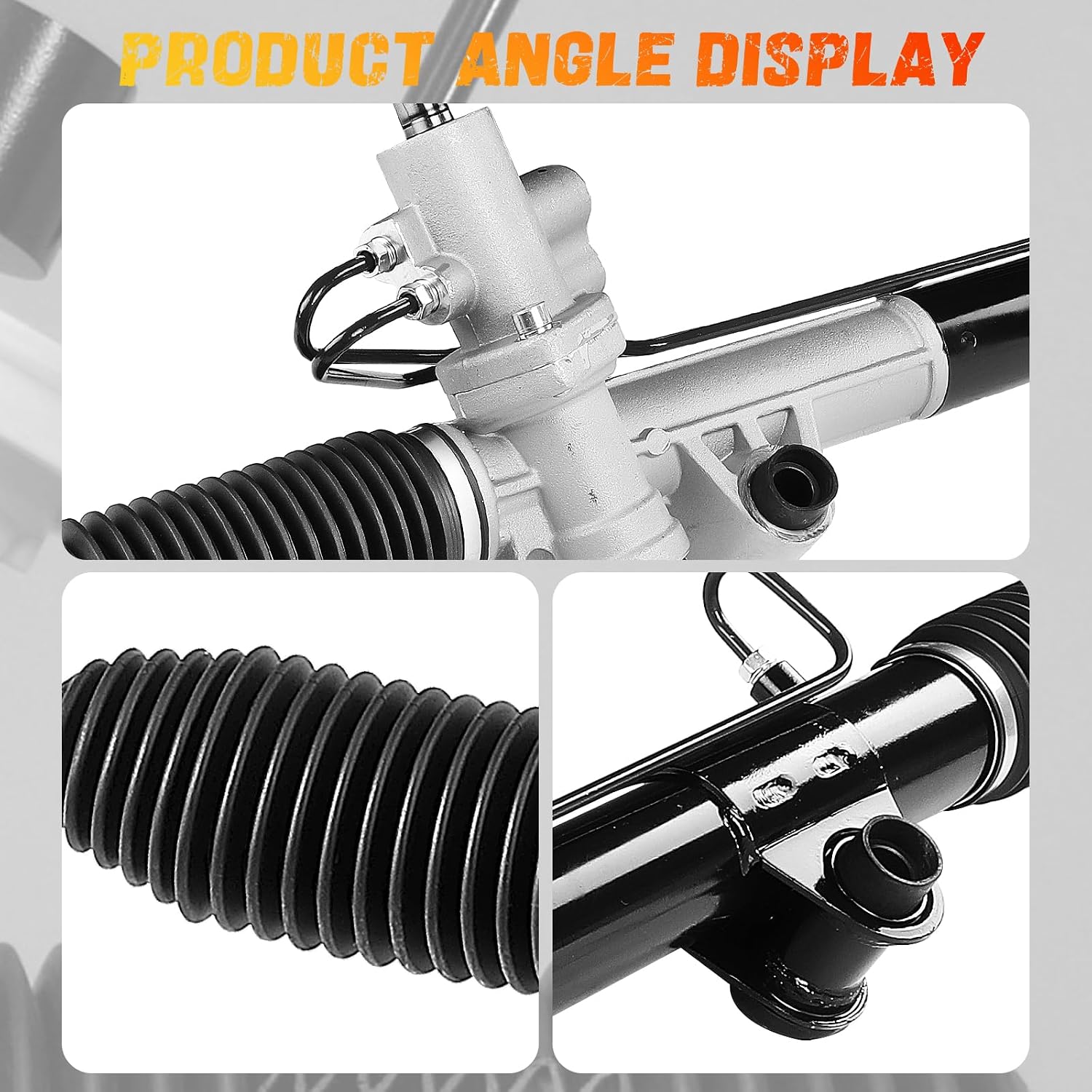 26-2143 Power Steering Rack and Pinion Compatible with Dodge Dakota 2005-2010 & Mitsubishi Raider 2006-2009, Replace OE 26-2143, 97-2143, 262143, 972143, 52013466AM, 52013466AG, 52013466AK