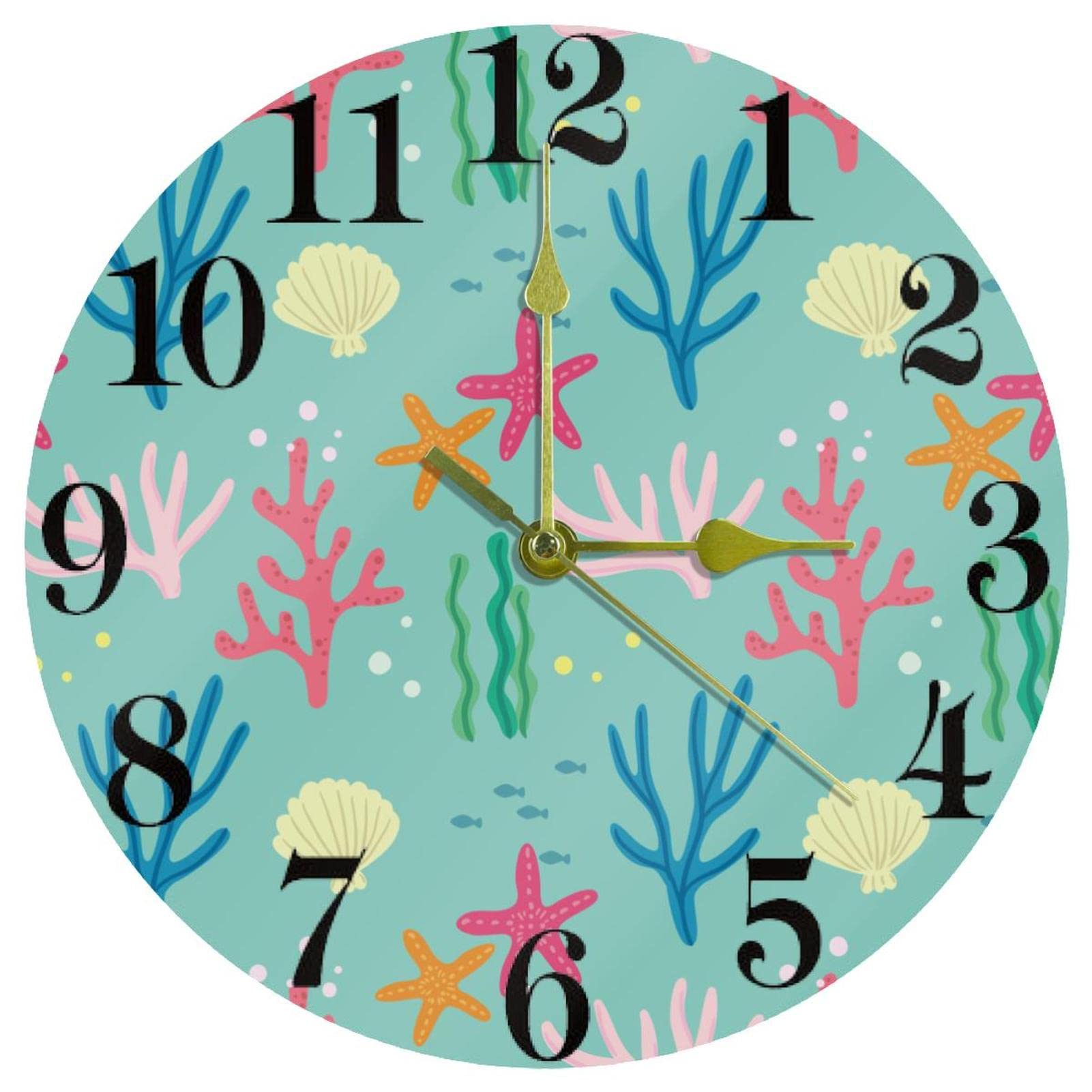 Horloge murale sans tic-tac mécanisme silencieux pour bureau