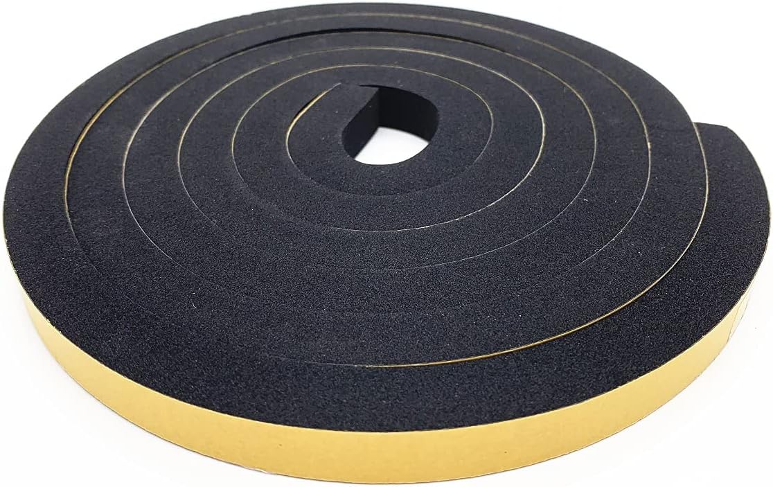 隙間テープ 防音 防水 防寒 防虫 防振 台所 トイレ ドア 窓 玄関 車 室内外 戸当たりテープ 12x12mm 2m ２個 早い者勝ち