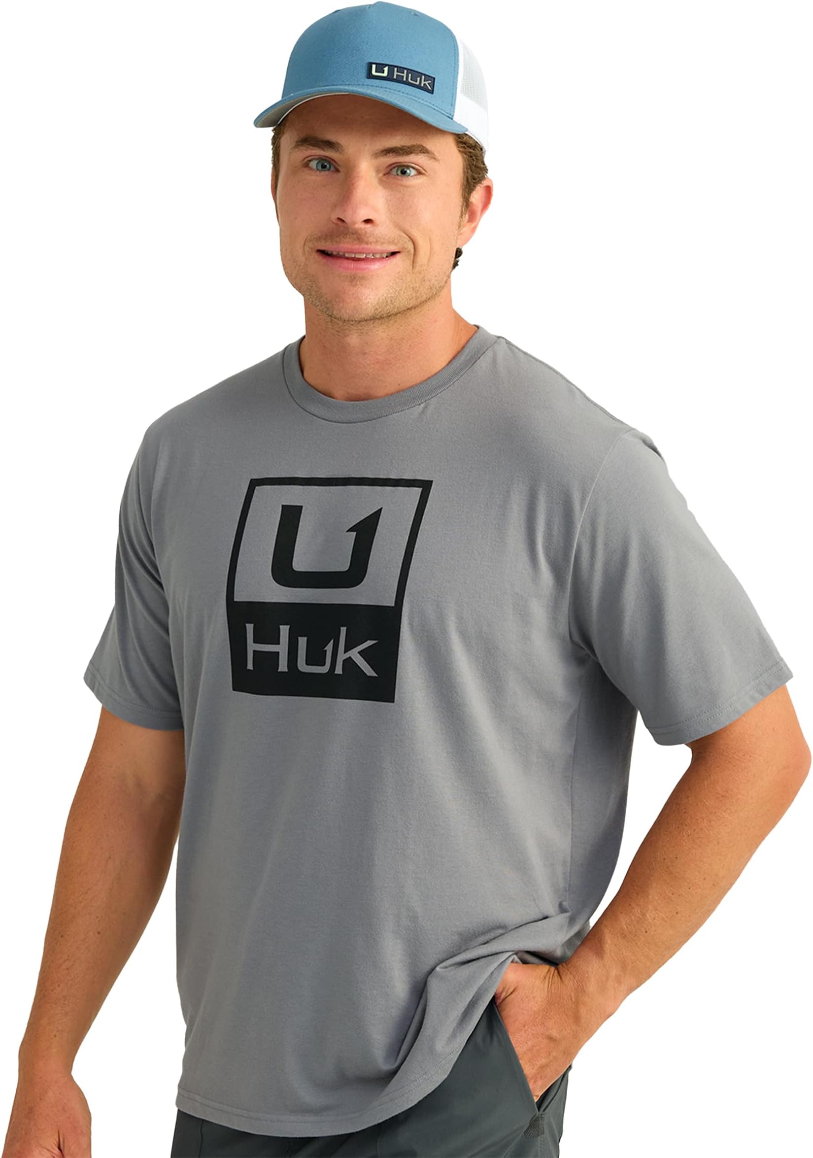mens Short Sleeve Performance Tee, Fishing T-shirt for Men Shirt
