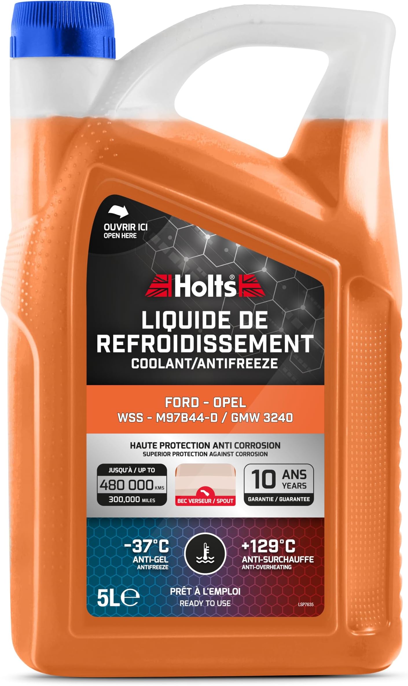 Holts HAFR0010B Antifreeze Coolant for Car Ford Vaux Opel, WSSM97B44D
