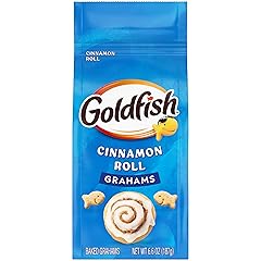 Goldfish Grahams Cinnamon Roll Baked Snack Crackers, 6.6 Oz Bag