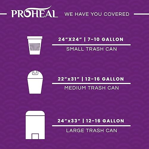 Miniatura 7 de Bolsas de basura de 10 galones 8 micras de grosor 250 unidades bolsas de basura transparentes de alta densidad 24 x 24 pulgadas - Bolsas de basura