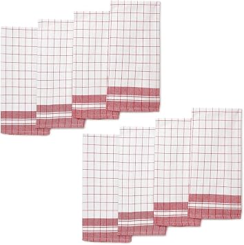 Folkulture Christmas Kitchen Towels, Set of 8-28" x 20"