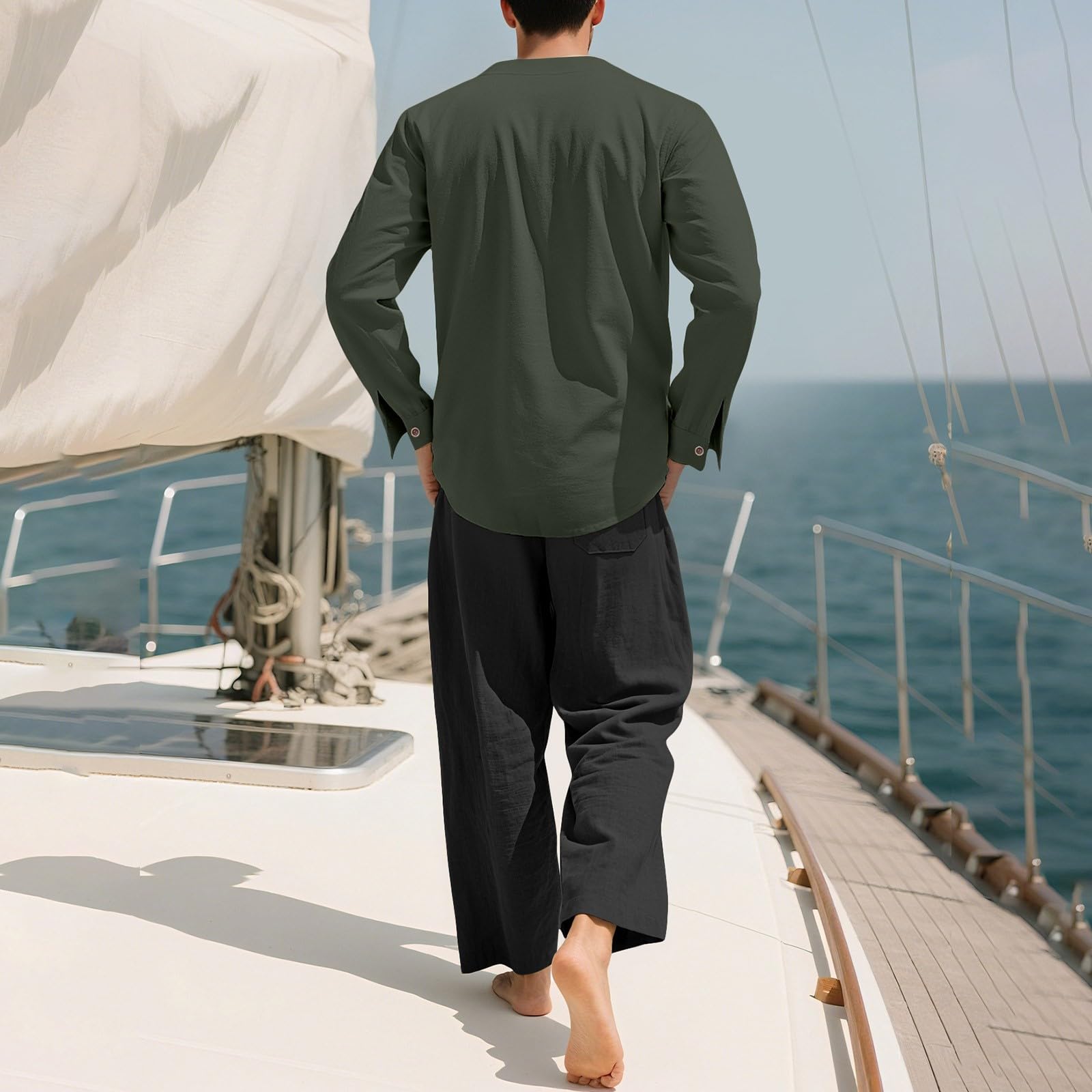 Chemise Legere Homme Chemise Sport Homme Été Top Manches Longues