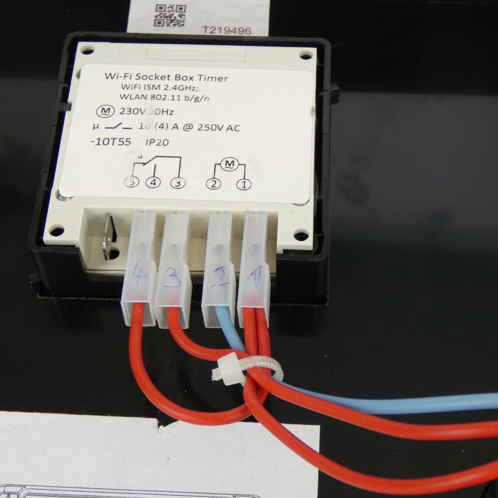 Horloge Piscine Encastrable Connecté WiFi pour Coffret Electrique - Programmateur Spécial Piscine
