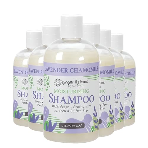 Miniatura 7 de Ginger Lily Farms Botanicals Champú hidratante para todo tipo de cabello, 100% vegano y libre de crueldad, aroma a pera de manzana, repuesto de 1