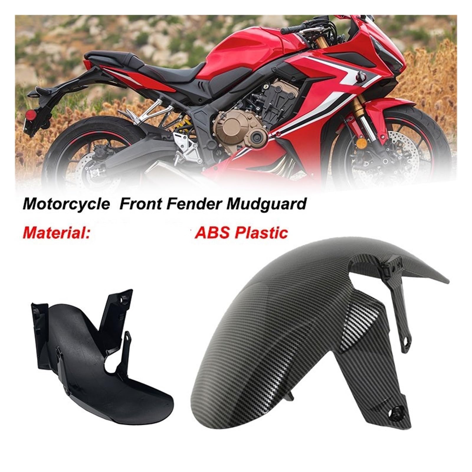 Amazon | バイクフェンダー泥除け オートバイフロントフェンダー