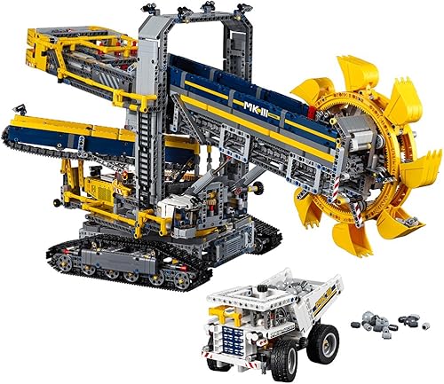 Set LEGO Technic 42055 para construir una excavadora de rueda