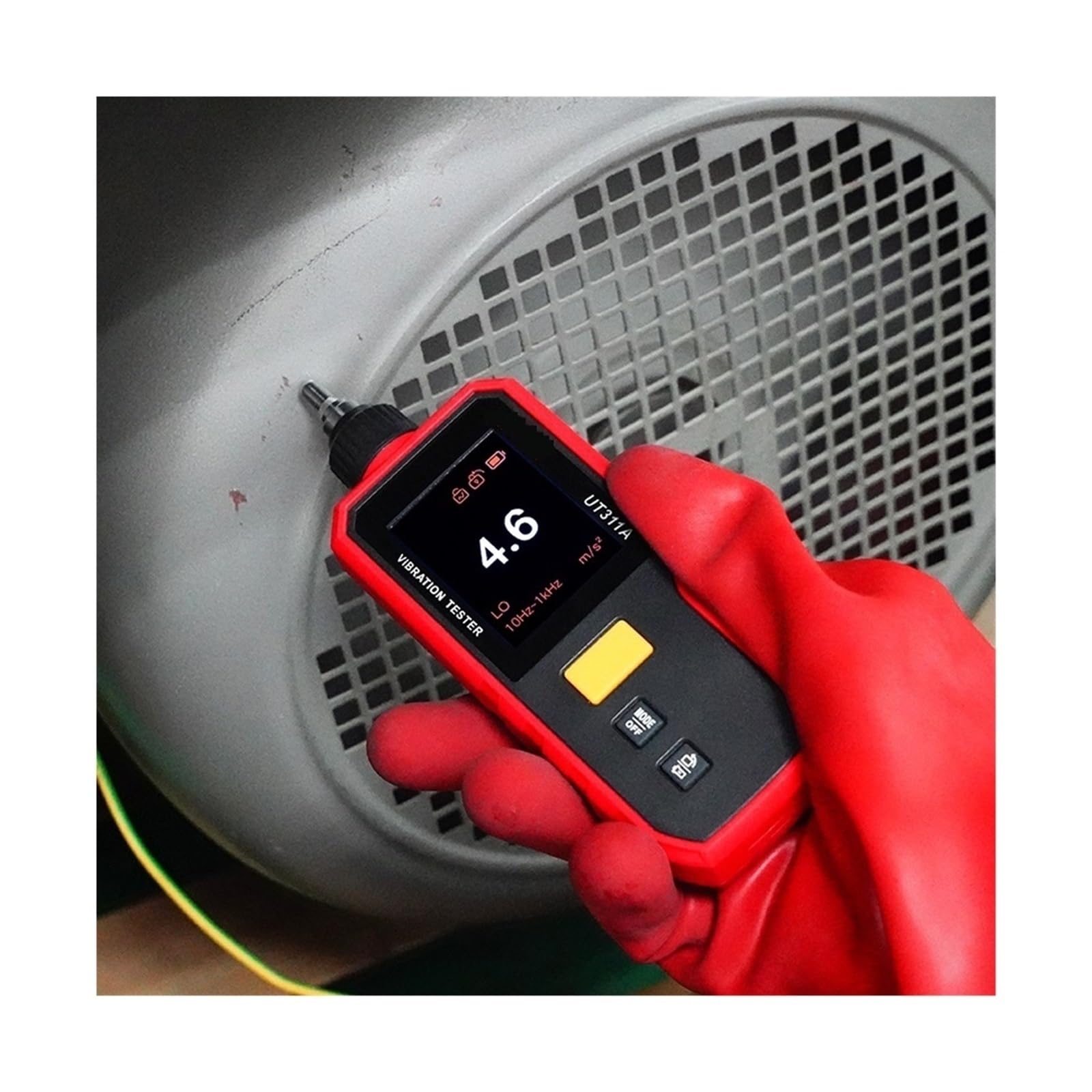 medidor de vibraciones, Medidor de vibraciones digital UT311A 0,1-199,9 m/s² Analizador Vibrómetro alta precisión Pantalla LCD TFT