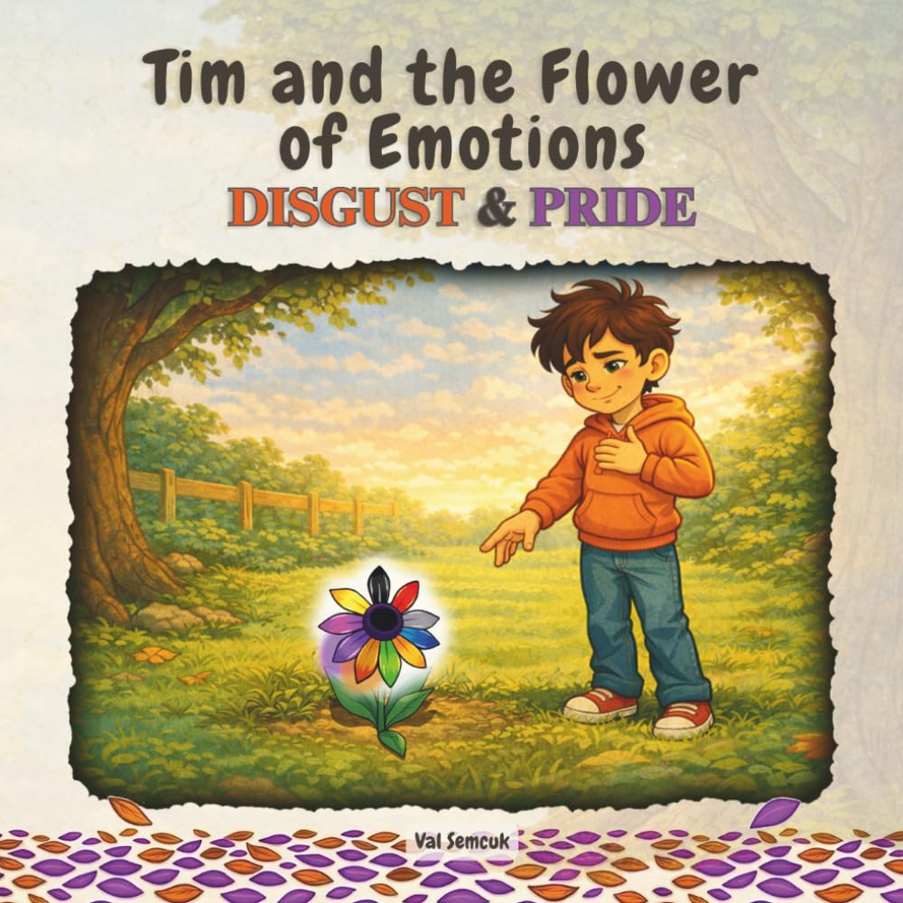 Tim and the Flower of Emotions Disgust & Pride (Tim and the Flower of Emotions (Set of 5 books with 10 emotions: Fear, Anger, Shame, Sadness, Envy, Jealousy, Disgust, Pride....)