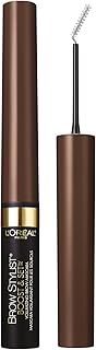 L'Oreal Paris Brow Stylist Boost & Set Brow Mascara Brow Gel, Dark Brunette, 3.2g