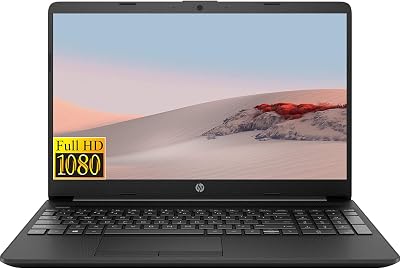 HP Pavilion Laptop (2021 Latest Model), 15.6"" FHD Display, Intel Celeron Processor, 16GB DDR4 RAM, 1TB SSD, Online Conferencing, Webcam, HDMI, WiFi, Bluetooth, Windows 10, Black (Renewed)