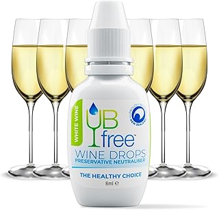 UBfree Wine Drops - Sulfite and Histamine Remover for White 