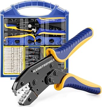 haisstronica Crimping Tool for Solar Connectors+25PCS Solar Crimping Tool Kit
