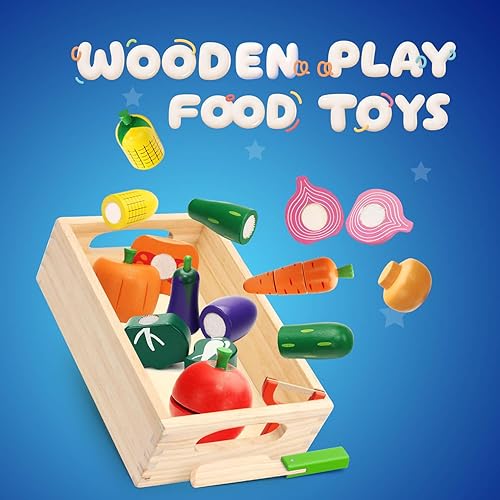 Miniatura 7 de Juegos de comida de madera para niños