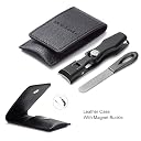 VOGARB Toenail Clippers For Thick Nails Safety Lock Extra Large Wide Jaw Opening Ingrown Nail Clippers With File Heavy Duty Fingernail Cutter No Splash For Men Women Adult Seniors (Black with File) gallery image